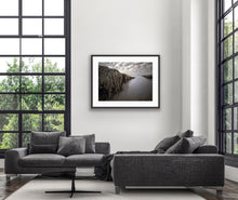Load image into Gallery viewer, An intimate yet epic-looking landscape, taken within a small tidal crevasse. The dreadlocks of the mermaids necklaces leading the eye out into the bay beyond. Jervis Bay, NSW.