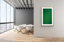 Load image into Gallery viewer, With this image I was drawn in by the simplicity of the composition, made unique by the sandy rippled patterns created in the shallow waters of this coastal inlet, Lake Conjola, NSW