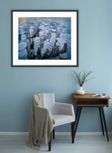 Load image into Gallery viewer, Beneath a small window-like clearing on the ice-covered lake these beautiful bubbles are frozen in time destined never to break the surface, Alberta, Canada, a fine art print by peter izzard fine art photography, leading south coast photographer, fine art photography, interior design, interior styling, property styling, architecture, art, kiama, gerringong,