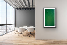 Load image into Gallery viewer, With this image I was drawn in by the simplicity of the composition, made unique by the sandy rippled patterns created in the shallow waters of this coastal inlet, Lake Conjola, NSW