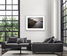 Load image into Gallery viewer, An intimate yet epic-looking landscape, taken within a small tidal crevasse. The dreadlocks of the mermaids necklaces leading the eye out into the bay beyond. Jervis Bay, NSW.