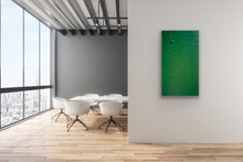 Load image into Gallery viewer, With this image I was drawn in by the simplicity of the composition, made unique by the sandy rippled patterns created in the shallow waters of this coastal inlet, Lake Conjola, NSW