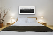 Load image into Gallery viewer, From atop Pigeon House Mountain just after dawn I viewed this sea of trees stretching into the distance in oceanic forms. Morton National Park, NSW.