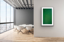 Load image into Gallery viewer, With this image I was drawn in by the simplicity of the composition, made unique by the sandy rippled patterns created in the shallow waters of this coastal inlet, Lake Conjola, NSW